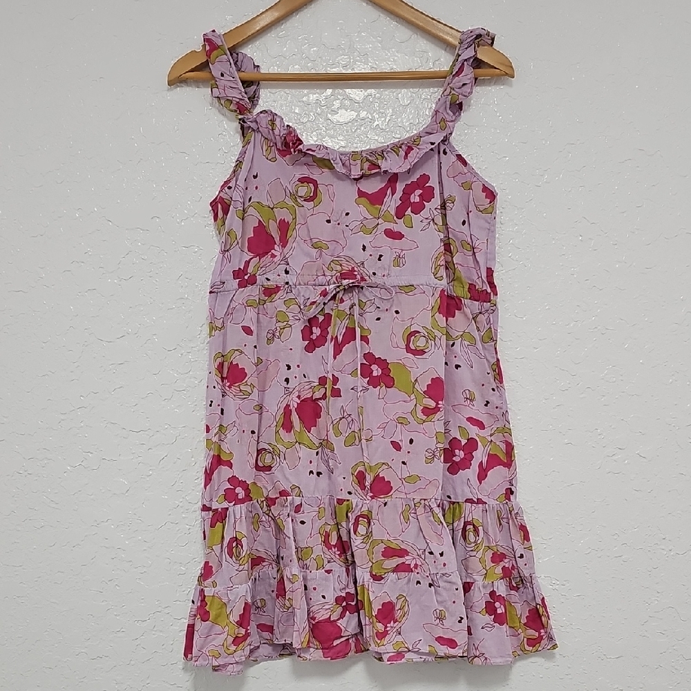 Trinity Pink and Green Floral Dress